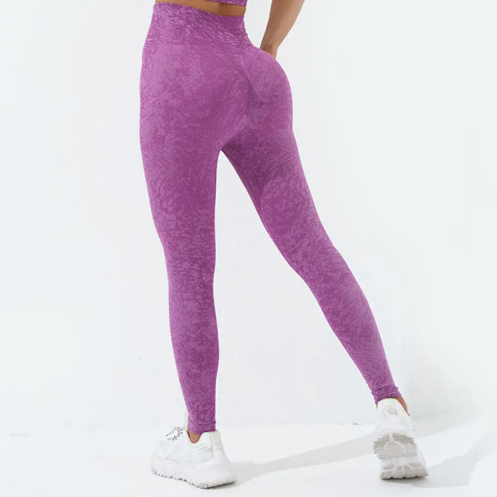 BWOOOH printed yoga leggings - Seamless Fitness Crop Tank Top High Wais