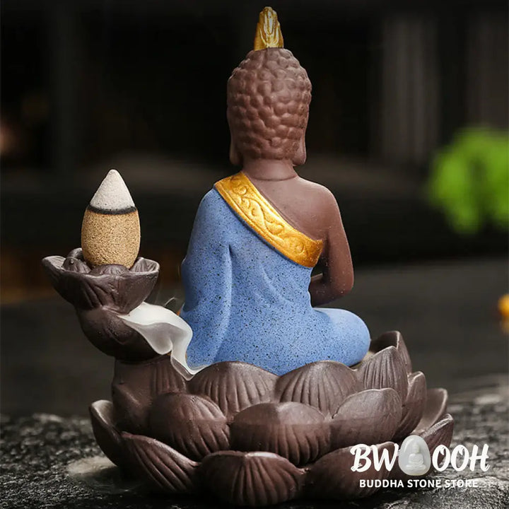 Buddha Stones Buddha Serenity Home Decoration Incense Burner - Incense Burner