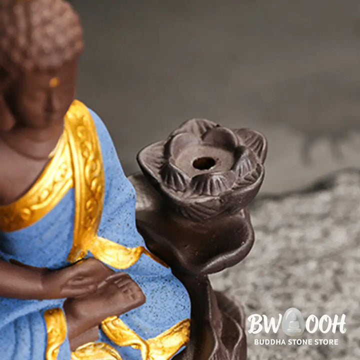 Buddha Stones Buddha Serenity Home Decoration Incense Burner - Incense Burner