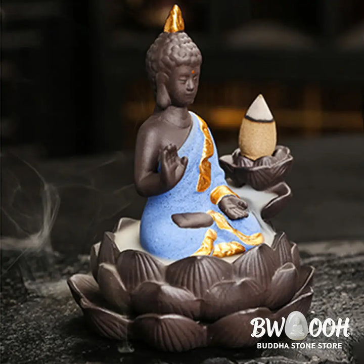 Buddha Stones Buddha Serenity Home Decoration Incense Burner - Incense Burner