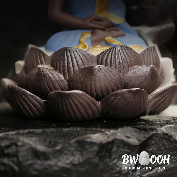 Buddha Stones Buddha Serenity Home Decoration Incense Burner - Incense Burner