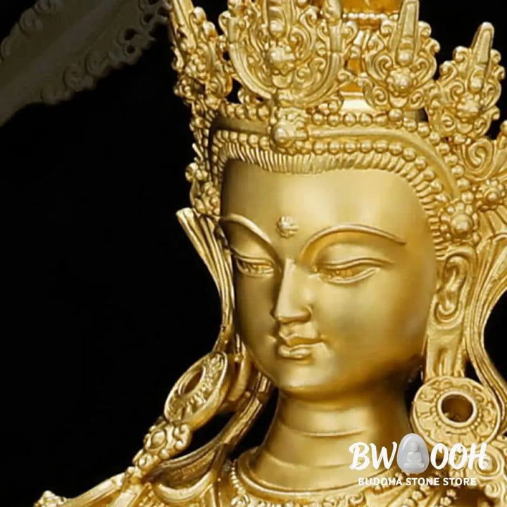 BWOOOH Shakyamuni Amitabha Medicine Buddha Figurine Serenity Copper Statue Home Decoration - Decorations