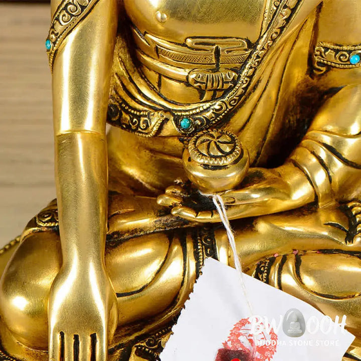 BWOOOH Shakyamuni Compassion Copper Statue Decoration - Buddha Shakyamuni - Decorations
