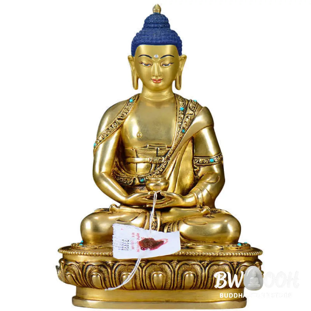 BWOOOH Shakyamuni Compassion Copper Statue Decoration - Buddha Shakyamuni - Decorations