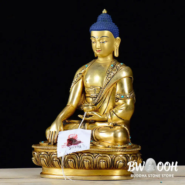 BWOOOH Shakyamuni Compassion Copper Statue Decoration - Buddha Shakyamuni - Decorations