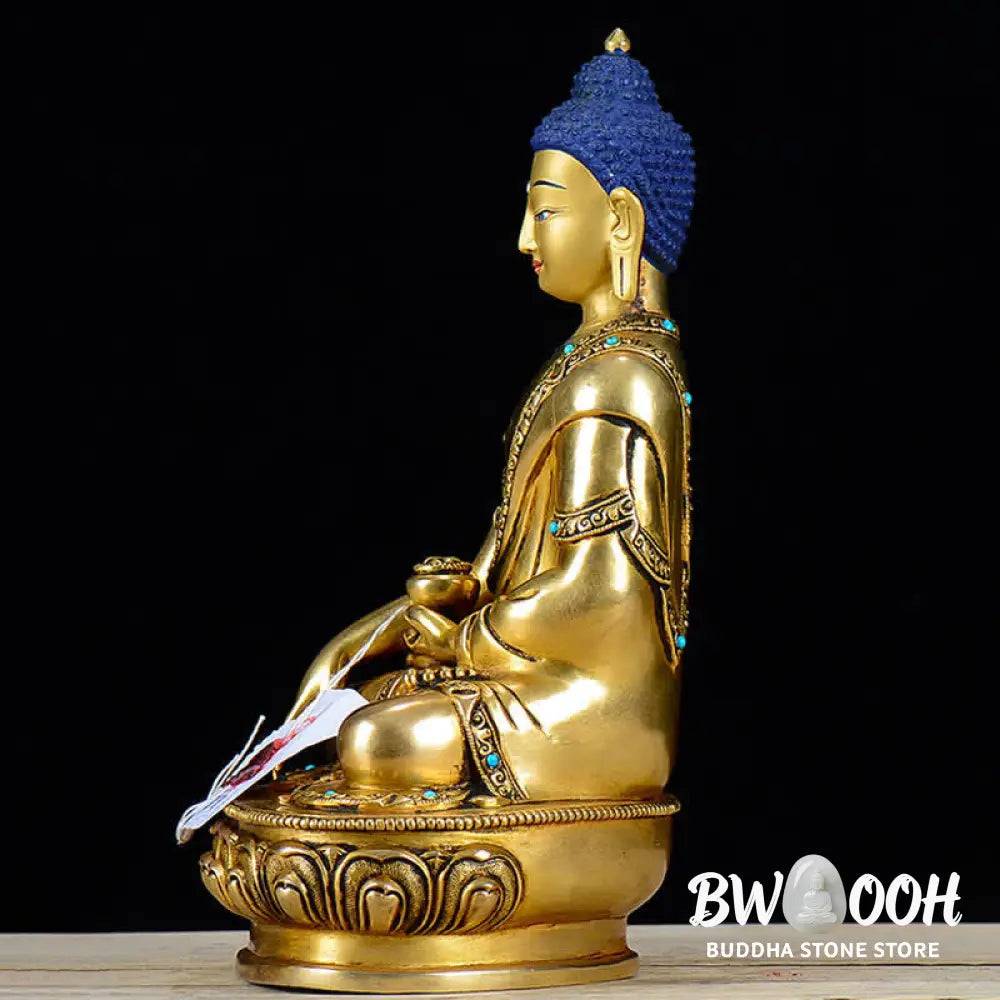 BWOOOH Shakyamuni Compassion Copper Statue Decoration - Buddha Shakyamuni - Decorations