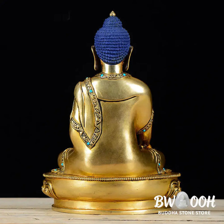 BWOOOH Shakyamuni Compassion Copper Statue Decoration - Buddha Shakyamuni - Decorations