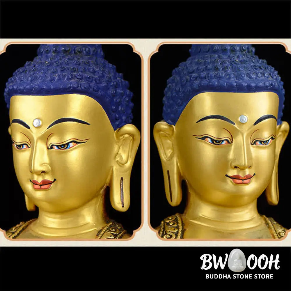 BWOOOH Shakyamuni Compassion Copper Statue Decoration - Buddha Shakyamuni - Decorations