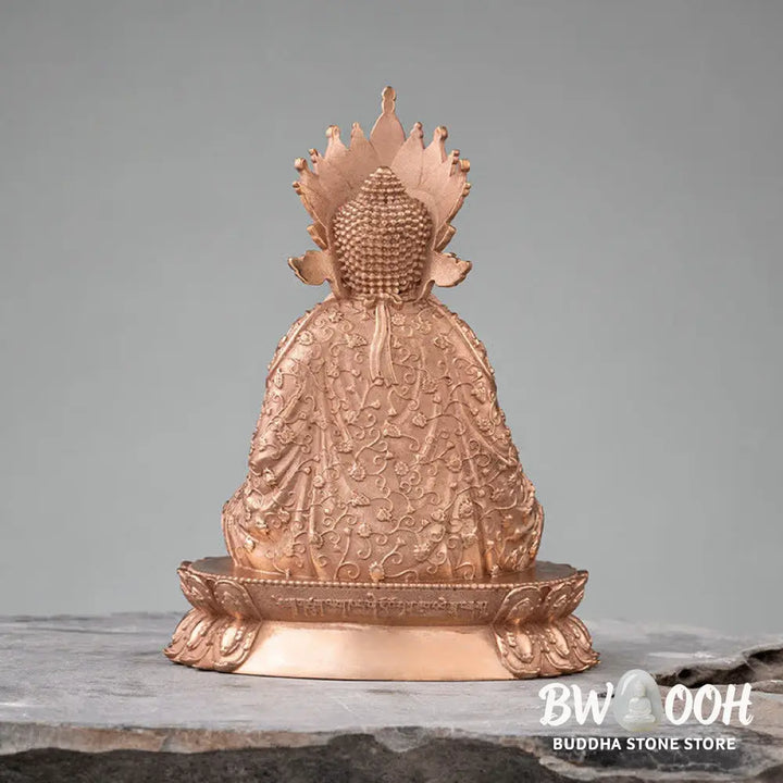 BWOOOH copper Buddha statue - Shakyamuni Figurine Compassion Hand