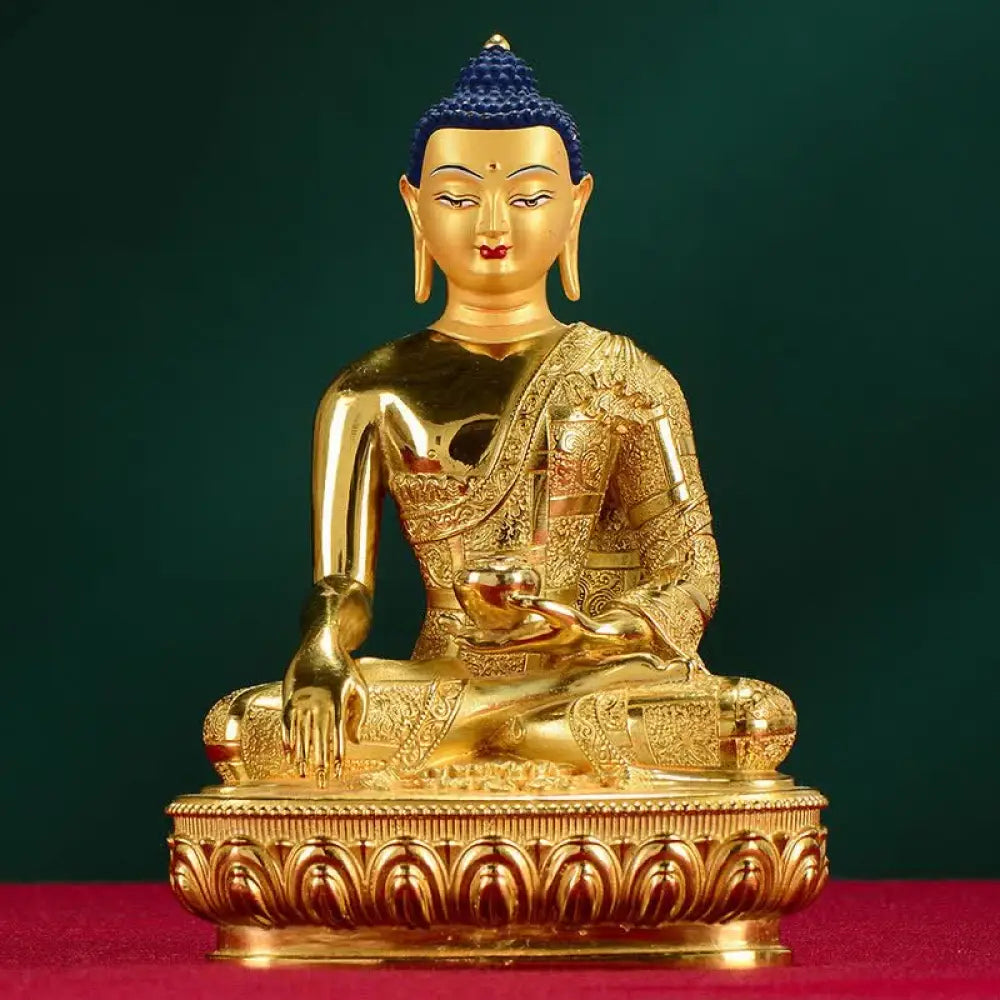 BWOOOH copper Buddha statue - Buddha Shakyamuni Figurine Enlighte