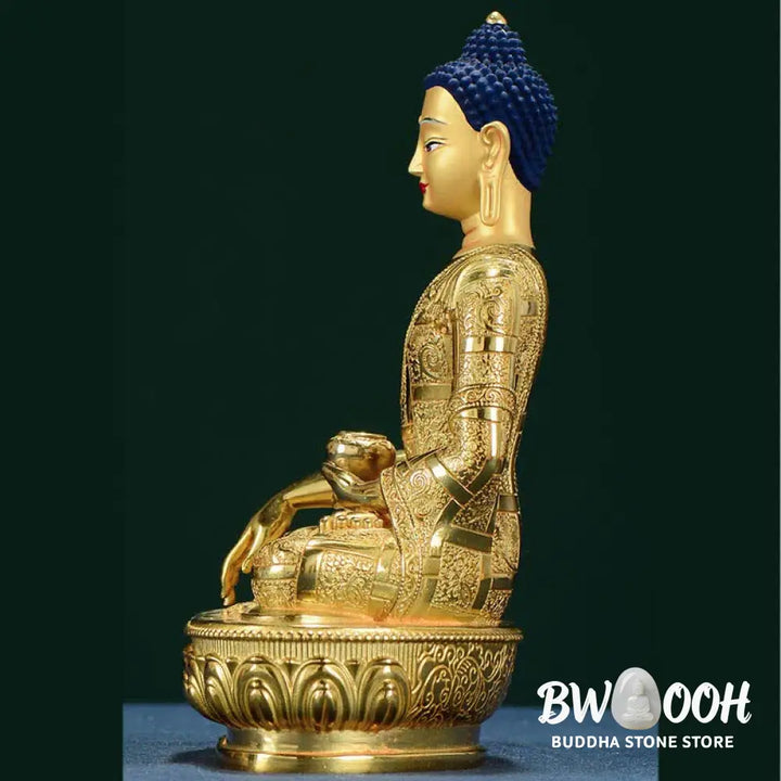 BWOOOH copper Buddha statue - Buddha Shakyamuni Figurine Enlighte