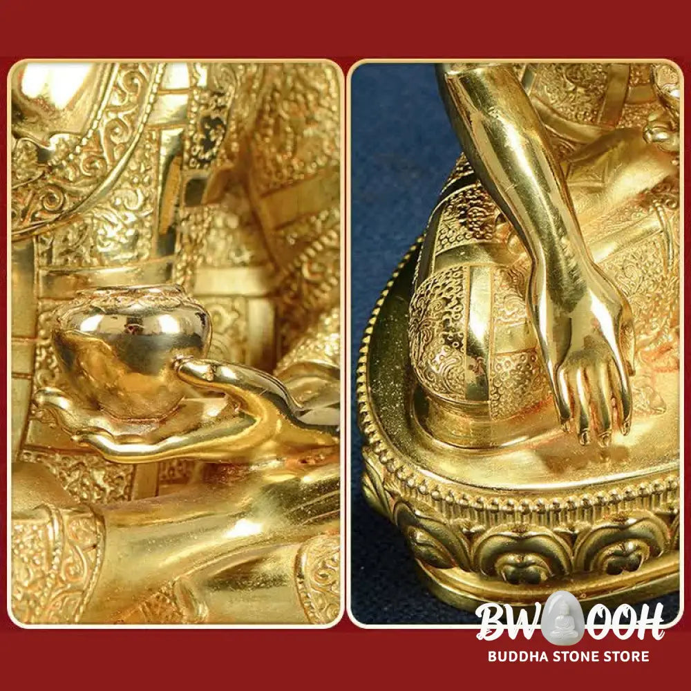 BWOOOH copper Buddha statue - Buddha Shakyamuni Figurine Enlighte