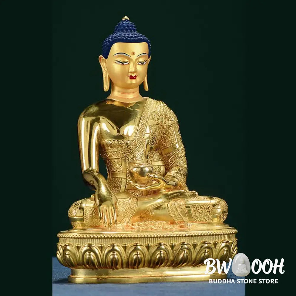 BWOOOH copper Buddha statue - Buddha Shakyamuni Figurine Enlighte