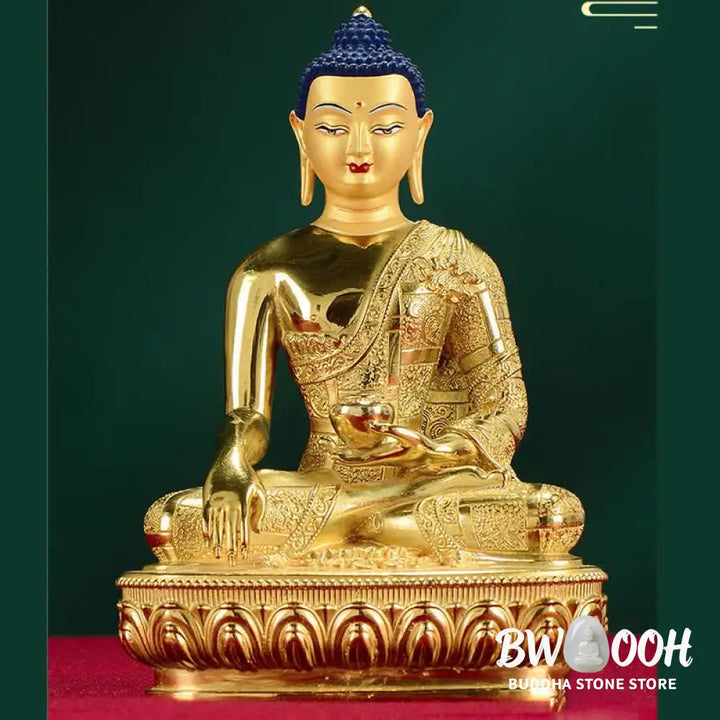 BWOOOH copper Buddha statue - Buddha Shakyamuni Figurine Enlighte