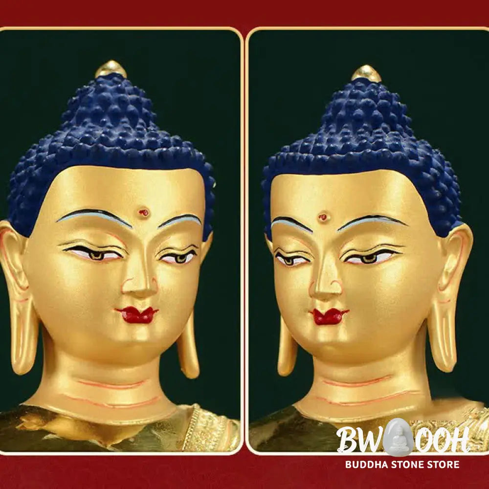 BWOOOH copper Buddha statue - Buddha Shakyamuni Figurine Enlighte
