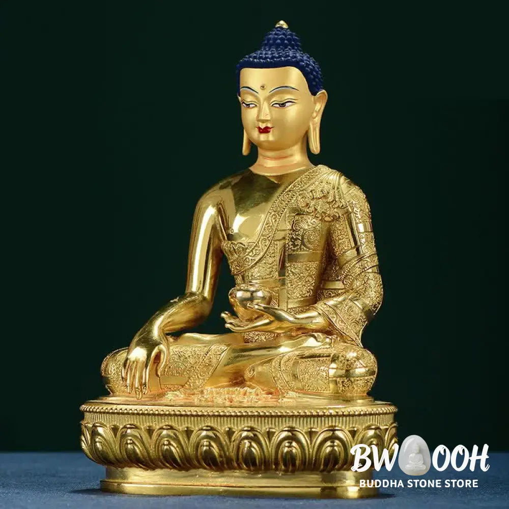 BWOOOH copper Buddha statue - Buddha Shakyamuni Figurine Enlighte