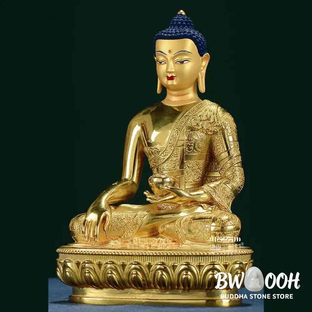 BWOOOH copper Buddha statue - Buddha Shakyamuni Figurine Enlighte