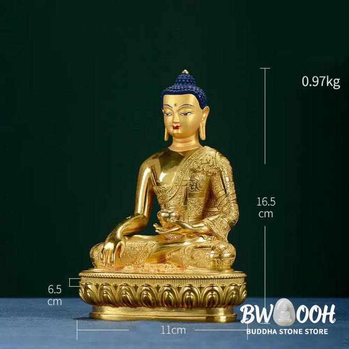 BWOOOH copper Buddha statue - Buddha Shakyamuni Figurine Enlighte