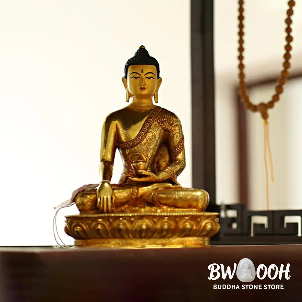 BWOOOH copper Buddha statue - Buddha Shakyamuni Medicine Buddha C