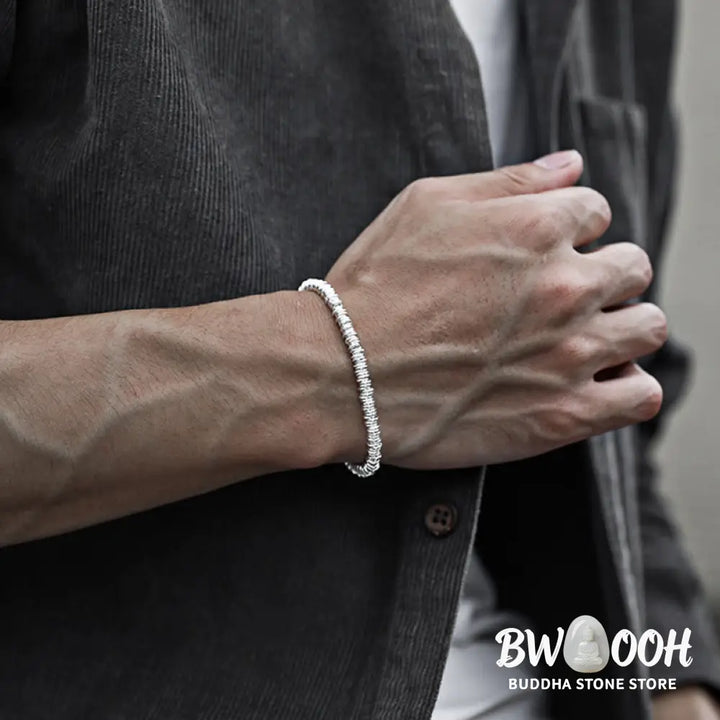 BWOOOH Simple Circle Pattern Design Luck Chain Bracelet - 18cm - Bracelet