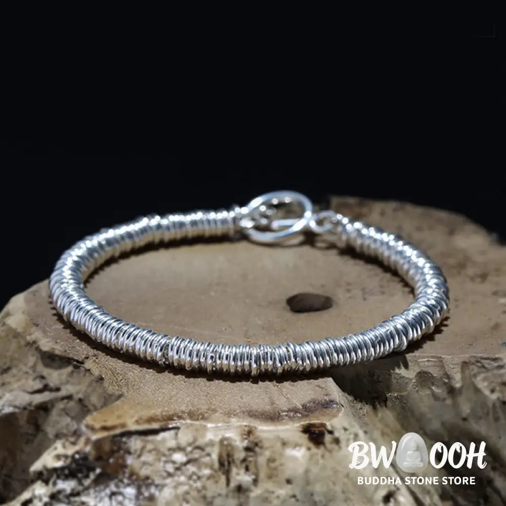 BWOOOH Simple Circle Pattern Design Luck Chain Bracelet - 18cm - Bracelet