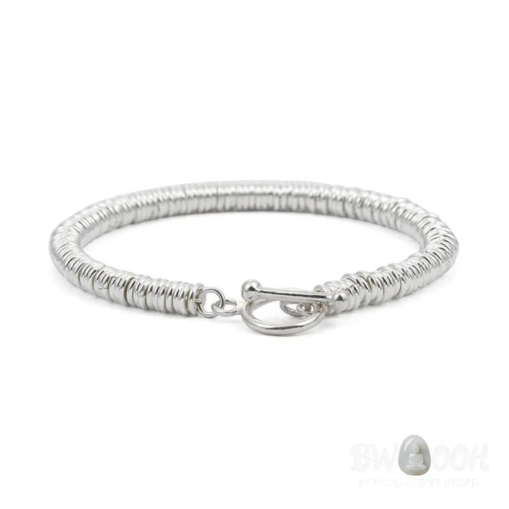 BWOOOH Simple Circle Pattern Design Luck Chain Bracelet - 18cm - Bracelet