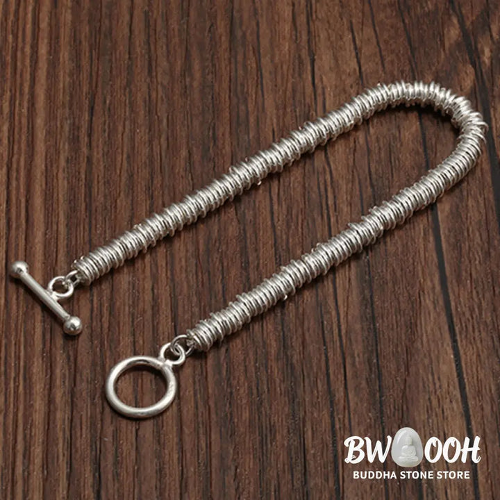 BWOOOH Simple Circle Pattern Design Luck Chain Bracelet - 18cm - Bracelet