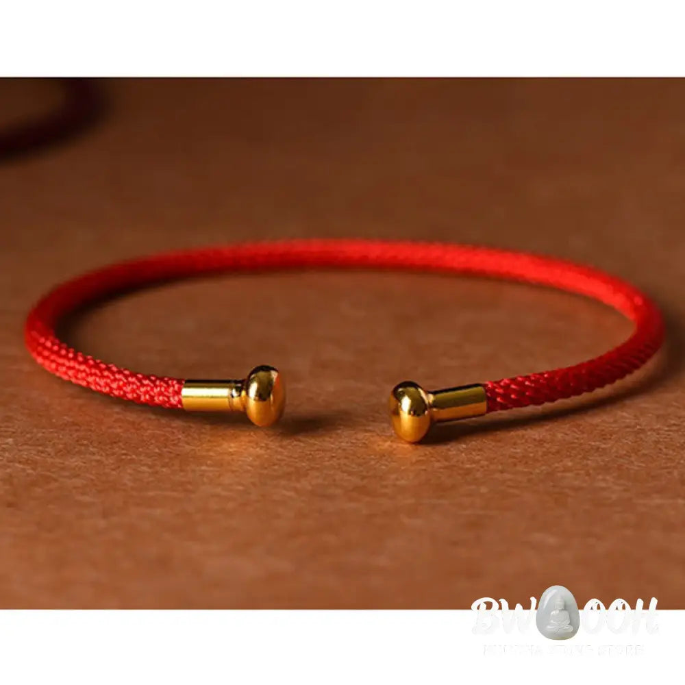 Buddha Stones Simple Design Handmade Luck Braid String Cuff Bracelet - BWOOOH - Bracelet