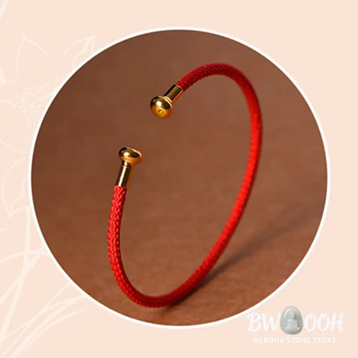 Buddha Stones Simple Design Handmade Luck Braid String Cuff Bracelet - BWOOOH - Bracelet