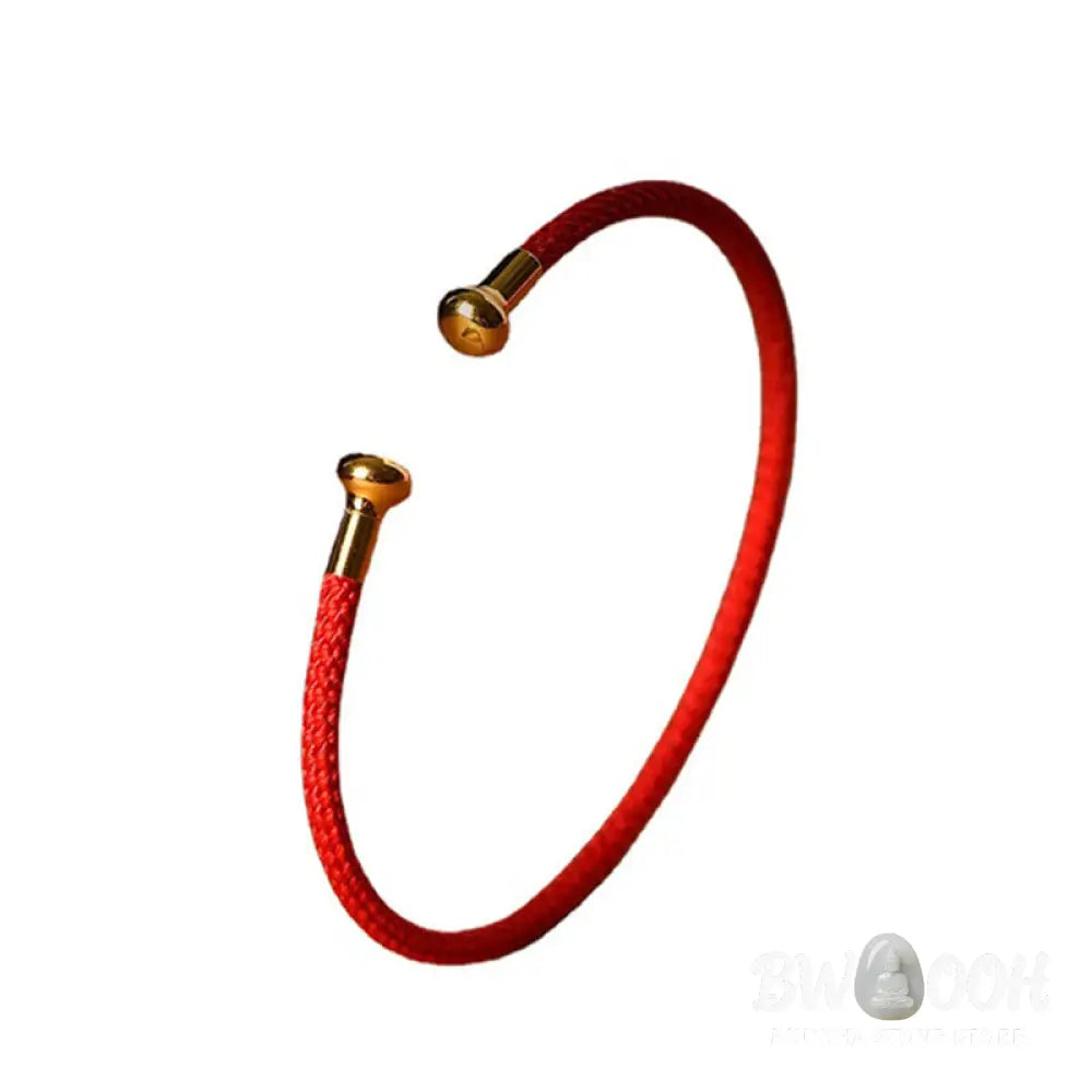 Buddha Stones Simple Design Handmade Luck Braid String Cuff Bracelet - BWOOOH - Bracelet