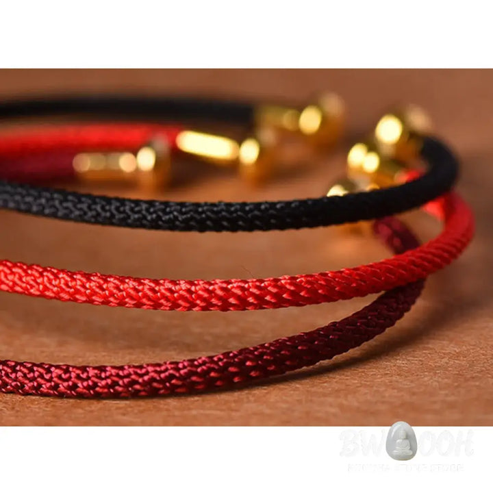 Buddha Stones Simple Design Handmade Luck Braid String Cuff Bracelet - BWOOOH - Bracelet