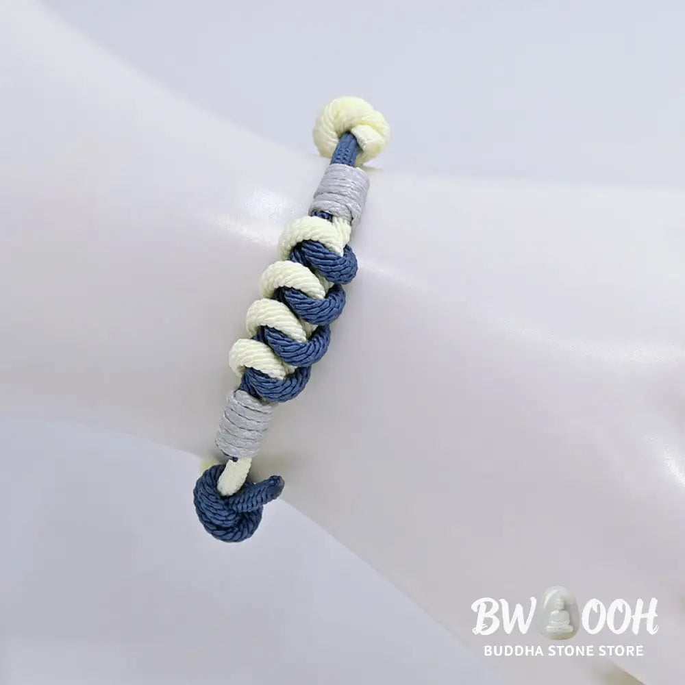 Buddha Stones Simple Design King Kong Knot Strength Braid String Bracelet - BWOOOH - Bracelet