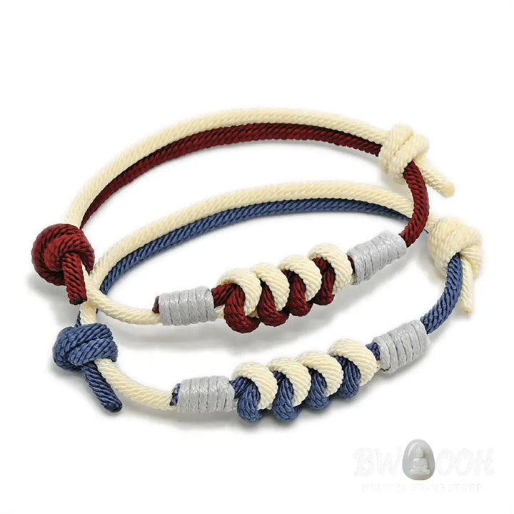 Buddha Stones Simple Design King Kong Knot Strength Braid String Bracelet - BWOOOH - Bracelet