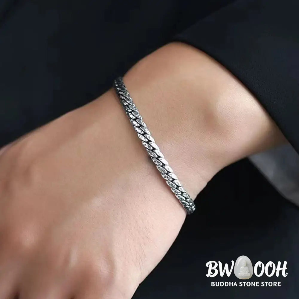 BWOOOH Simple Dotted Texture Design Copper Luck Buckle Bracelet | spiritual healing bracelet