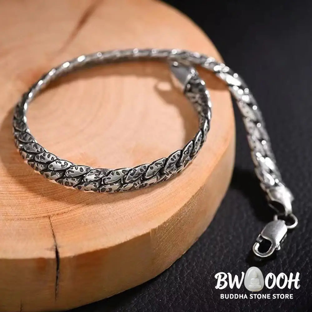 BWOOOH Simple Dotted Texture Design Copper Luck Buckle Bracelet | spiritual healing bracelet