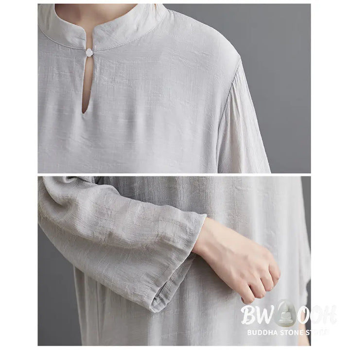 Buddha Stones Simple Pattern Meditation Prayer Spiritual Zen Practice Yoga Clothing Women&