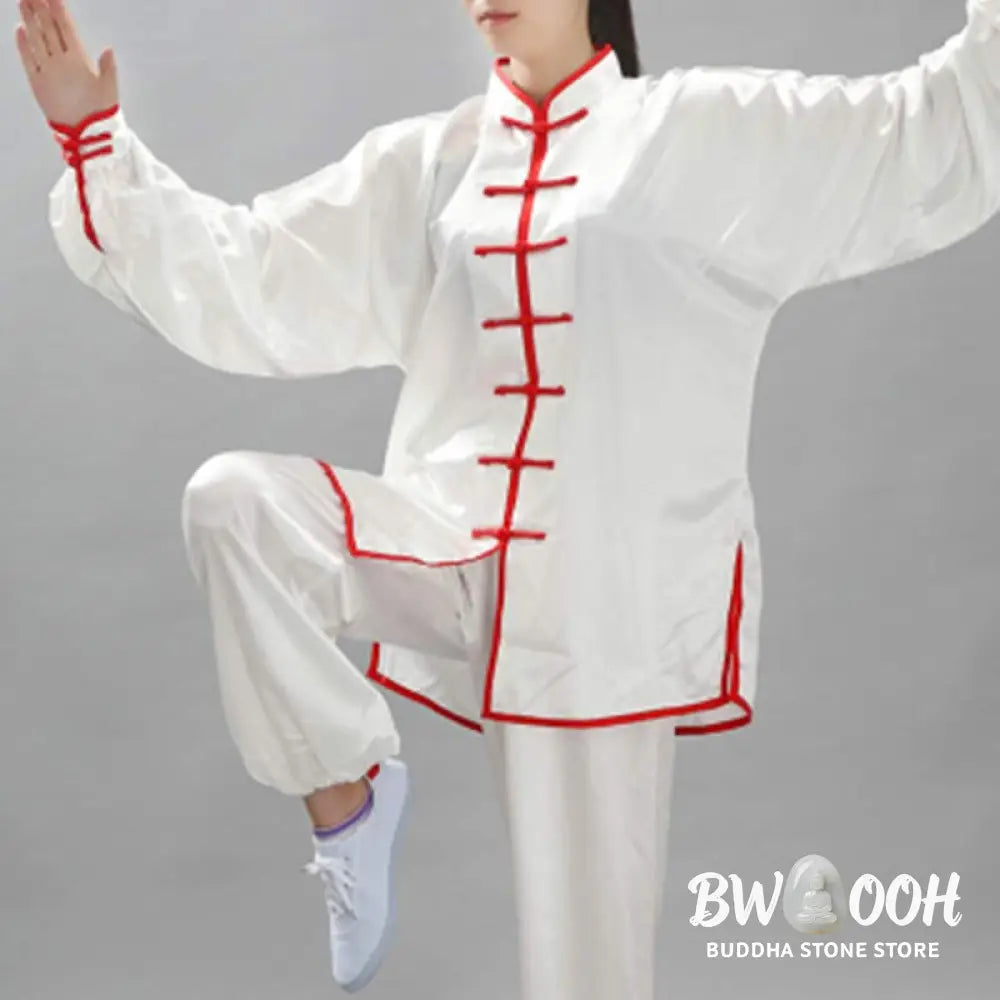 Buddha Stones Simple Pattern Meditation Prayer Spiritual Zen Tai Chi Qigong Practice Unisex Clothing Set - Clothes