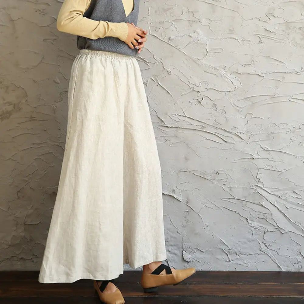 Buddha Stones Simple White Beige Pattern Meditation Spiritual Zen Practice Yoga Clothing Women’s Clothes - Only White