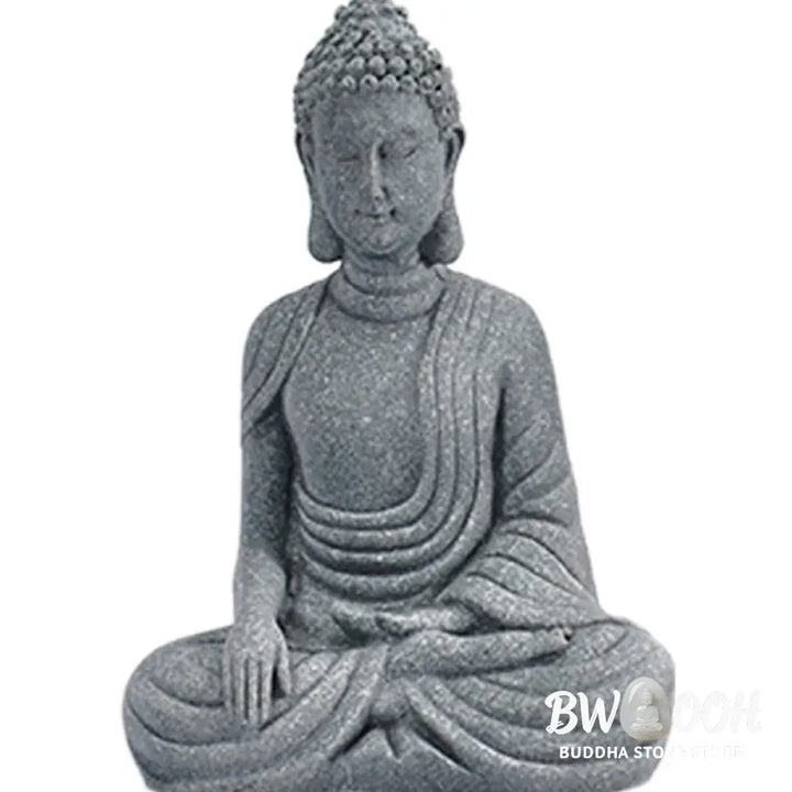 BWOOOH Sitting Meditation Buddha Blessing Compassion Decoration - Decorations