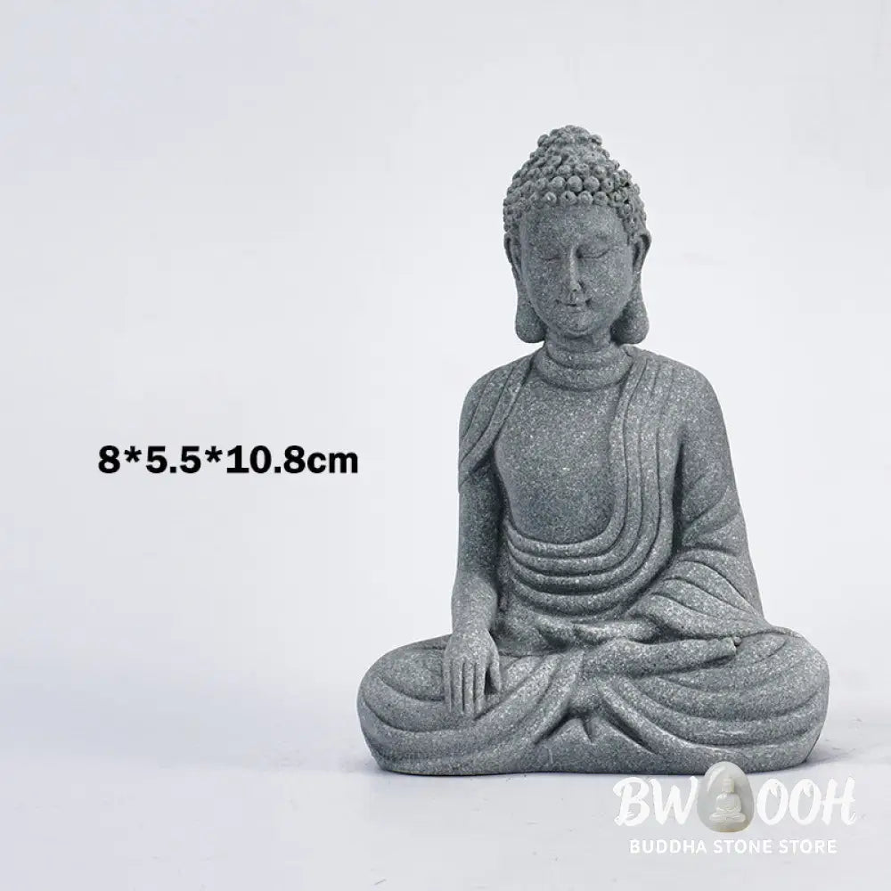 BWOOOH Sitting Meditation Buddha Blessing Compassion Decoration - Decorations