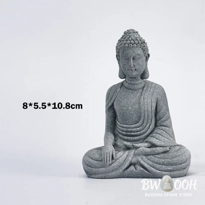 BWOOOH Sitting Meditation Buddha Blessing Compassion Decoration - Decorations