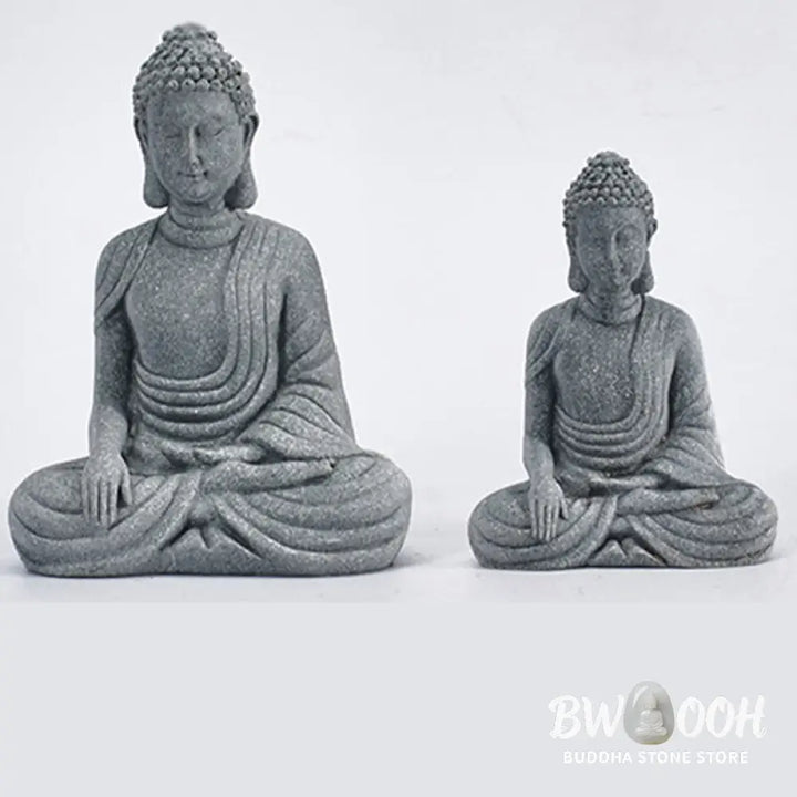 BWOOOH Sitting Meditation Buddha Blessing Compassion Decoration - Decorations