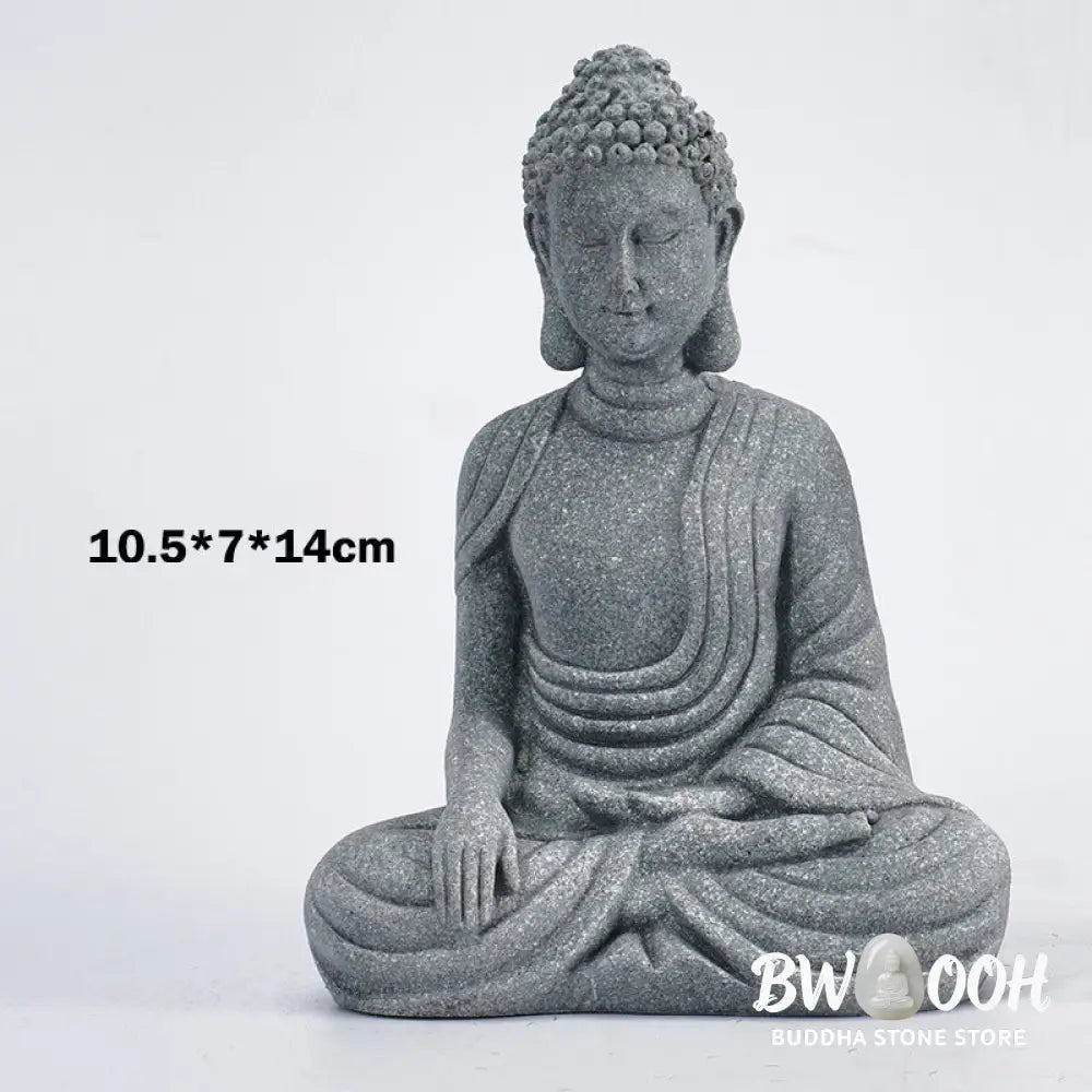 BWOOOH Sitting Meditation Buddha Blessing Compassion Decoration - Decorations