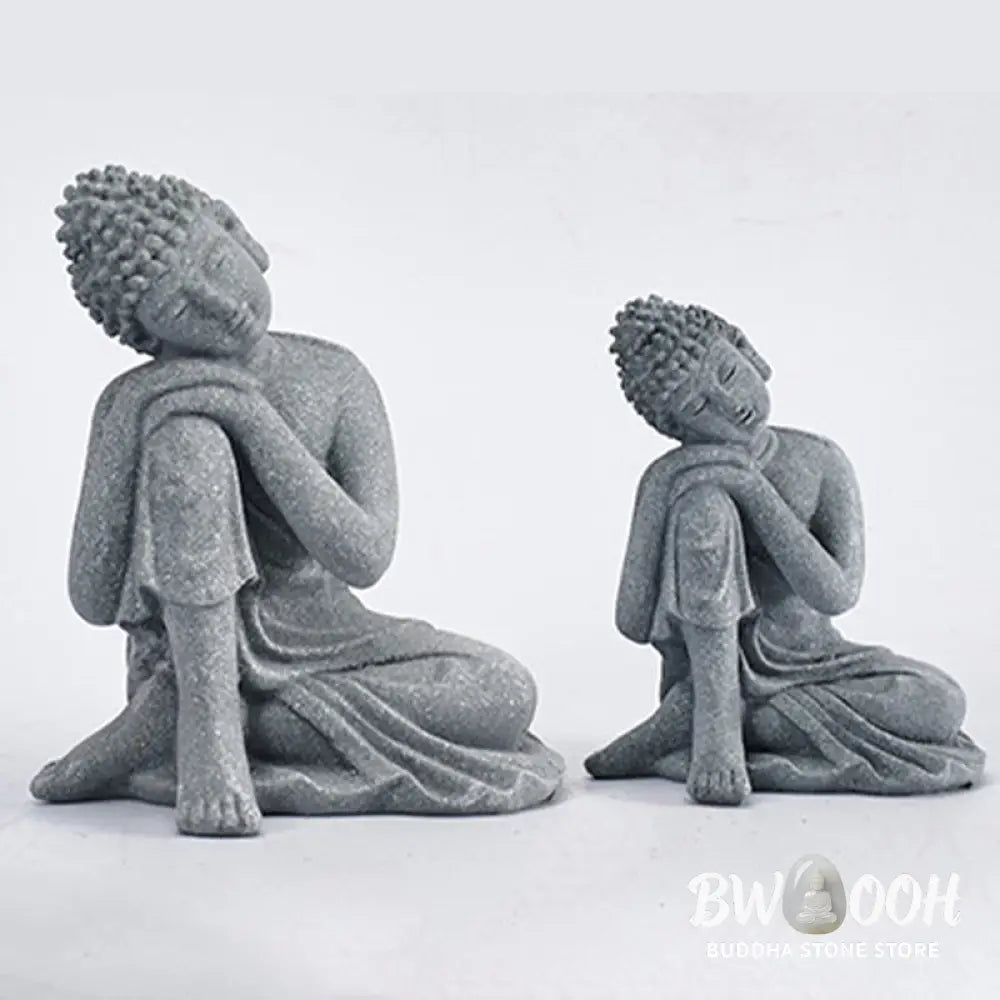 BWOOOH Sitting Meditation Buddha Blessing Compassion Decoration - Decorations
