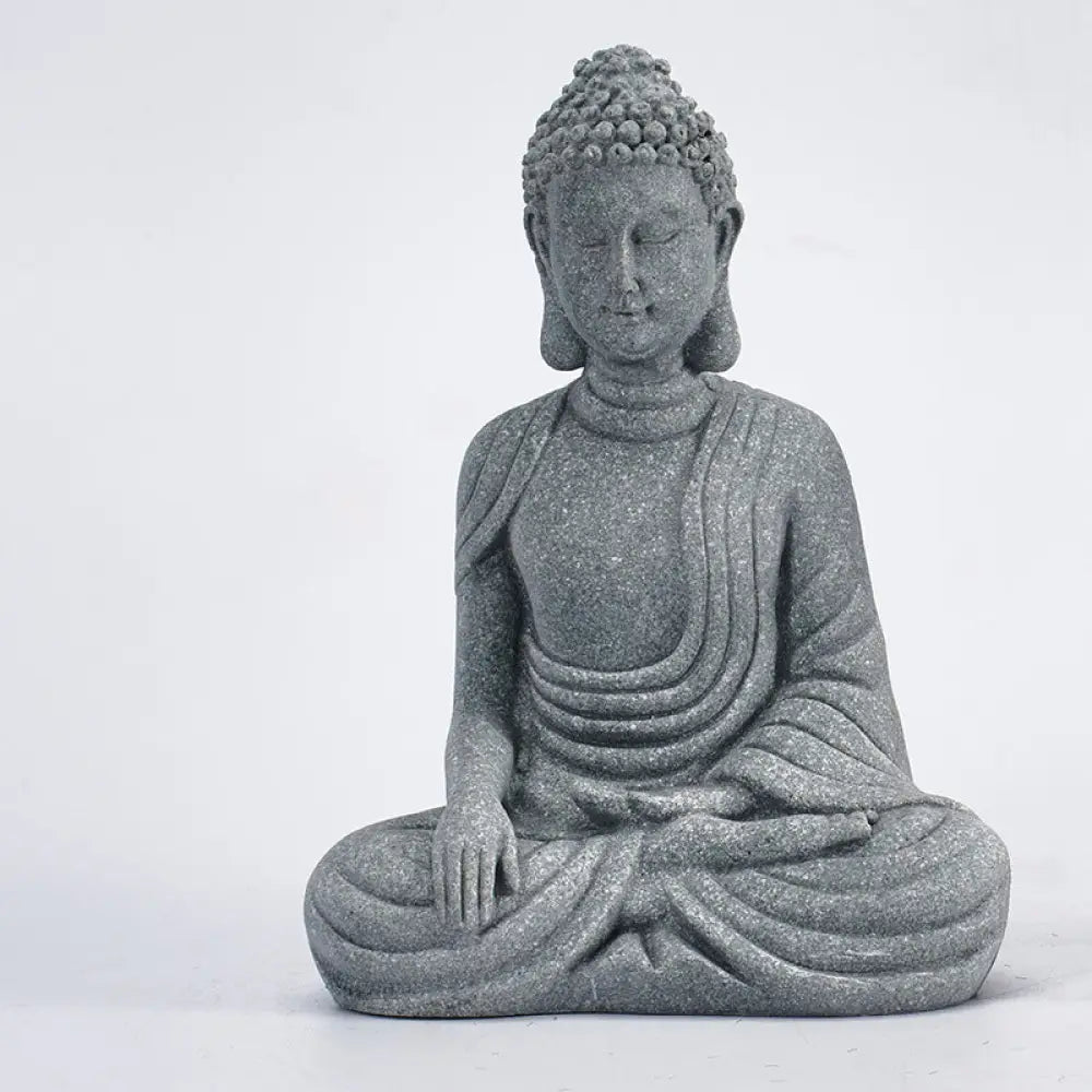 BWOOOH Sitting Meditation Buddha Blessing Compassion Decoration - Large / Sitting Buddha - Decorations