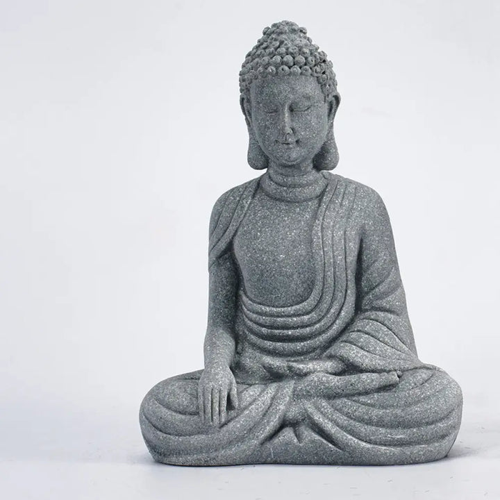 BWOOOH Sitting Meditation Buddha Blessing Compassion Decoration - Large / Sitting Buddha - Decorations