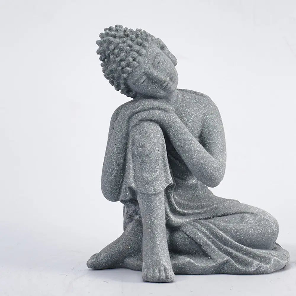 BWOOOH Sitting Meditation Buddha Blessing Compassion Decoration - Large / Meditation Buddha - Decorations