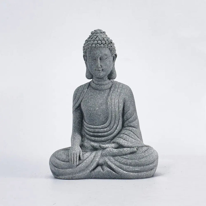 BWOOOH Sitting Meditation Buddha Blessing Compassion Decoration - Small / Sitting Buddha - Decorations