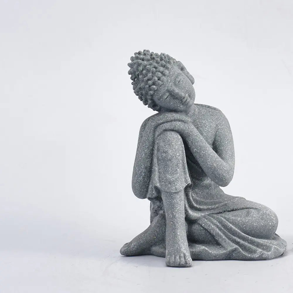 BWOOOH Sitting Meditation Buddha Blessing Compassion Decoration - Small / Meditation Buddha - Decorations