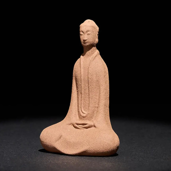 BWOOOH handcrafted Buddha statue - Sitting Buddha Prayering Ceramic St